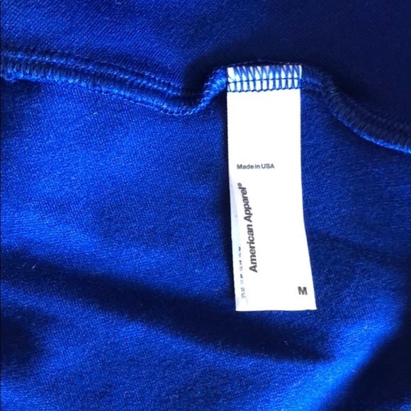 Blue American apparel 3/4 sleeve skater dress - Picture 3 of 3